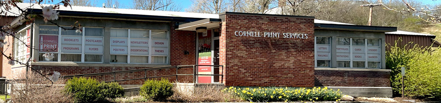 About Us Cornell Print Services