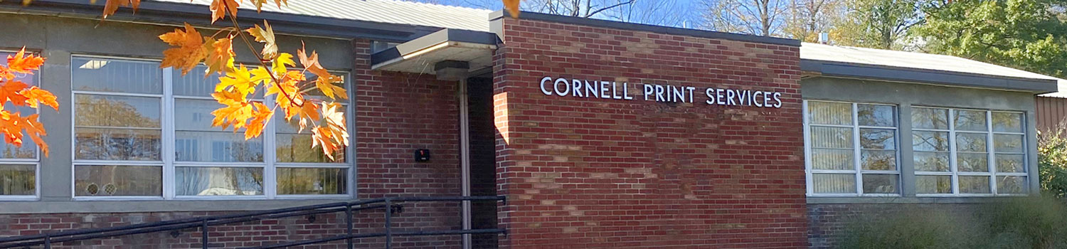 Cornell Print Services building